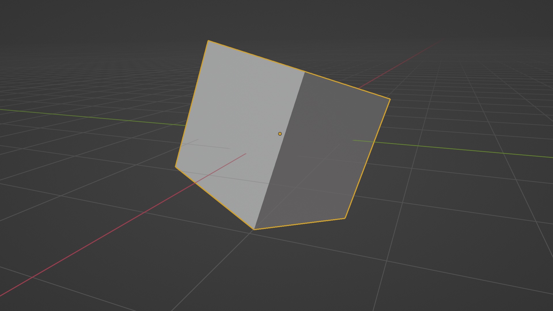Rotated cube